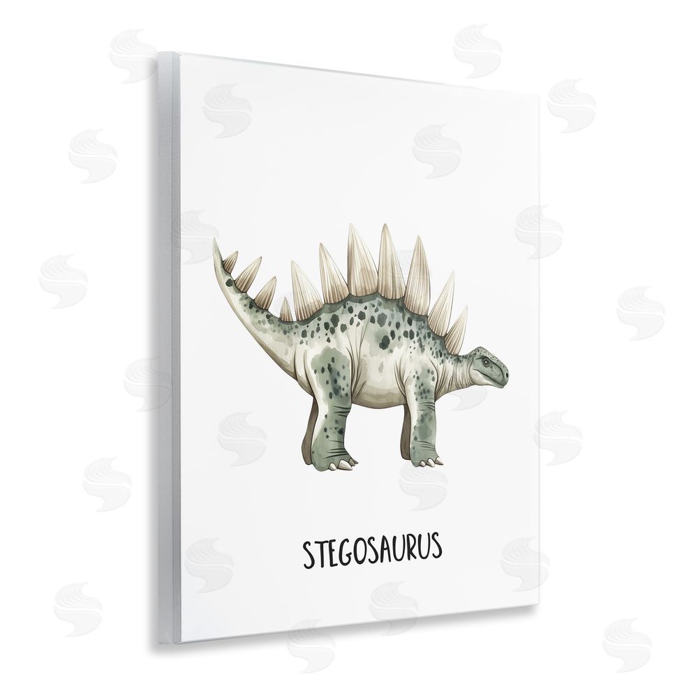 Christine Simpson Art Meet The Stegosaurus Wall Plaque Art Print
