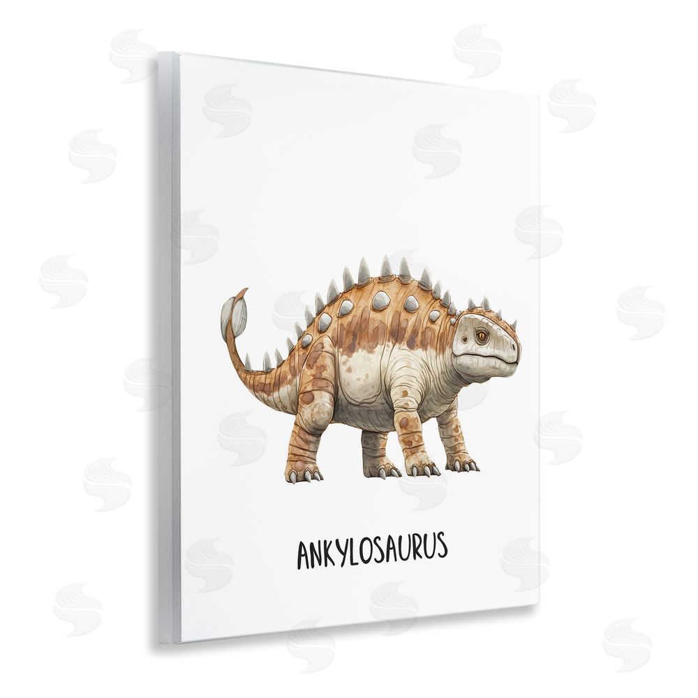Christine Simpson Art Meet The Ankylosaurus Wall Plaque Art Print