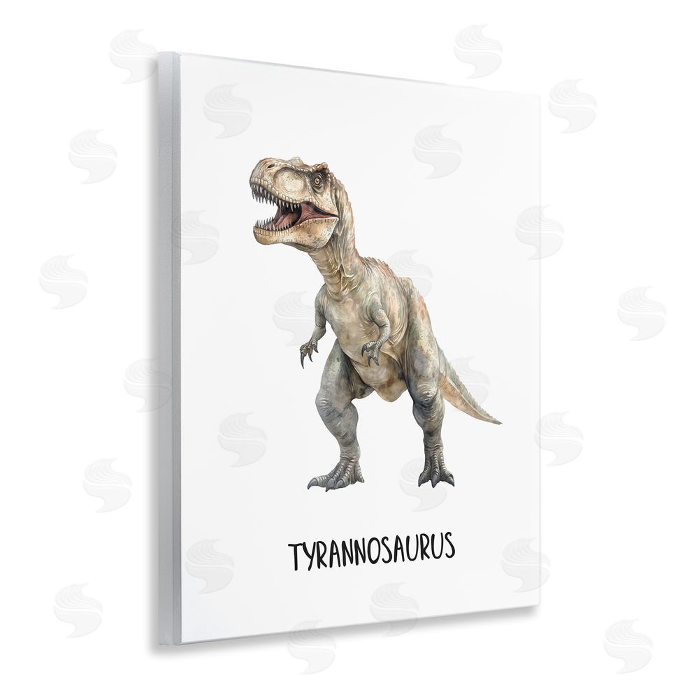 Christine Simpson Art Meet The Tyrannosaurus Wall Plaque Art Print