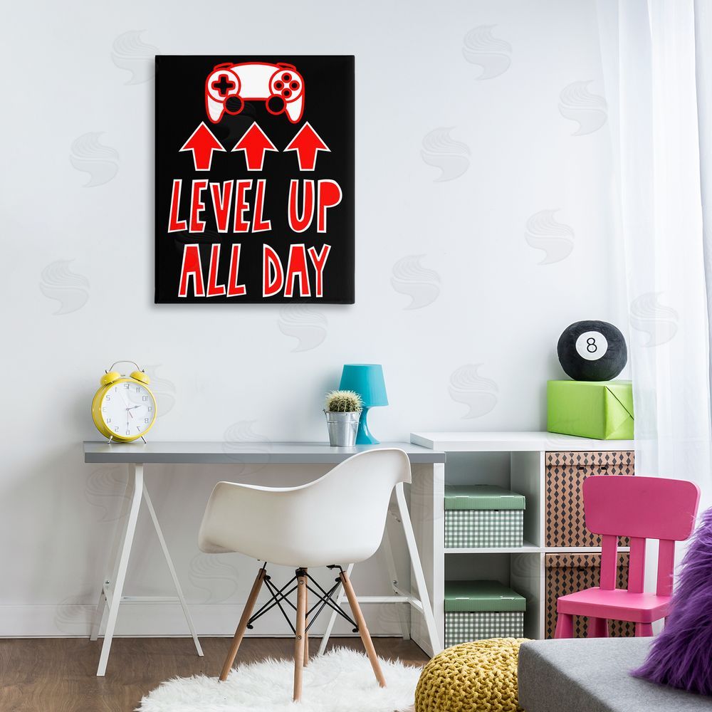 Marcus Prime Level Up All Day Gamer Canvas Art on Wall