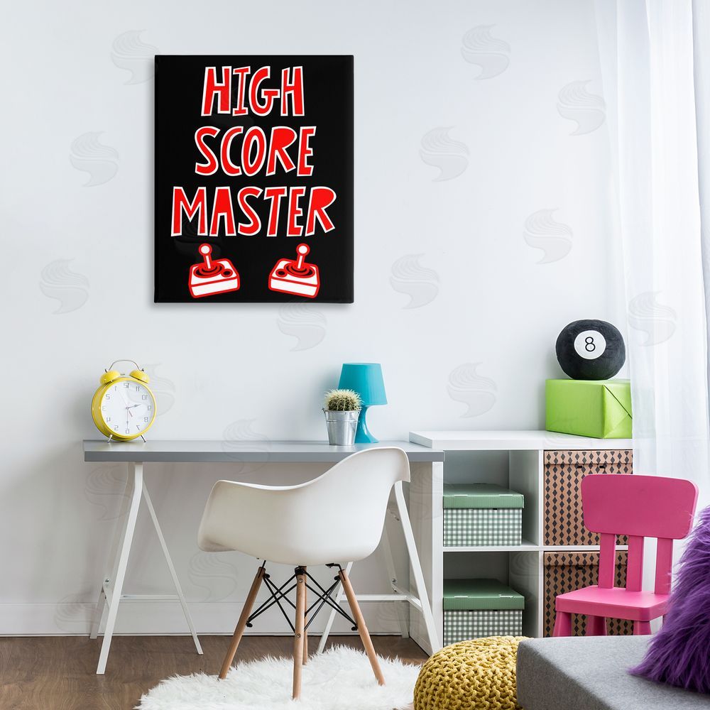 Marcus Prime High Score Master Gamer Canvas Art on Wall