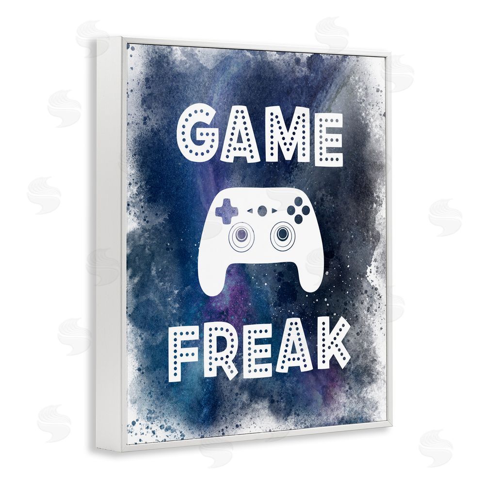 Marcus Prime Game Freak Splash White Framed Giclee Wall Art Print