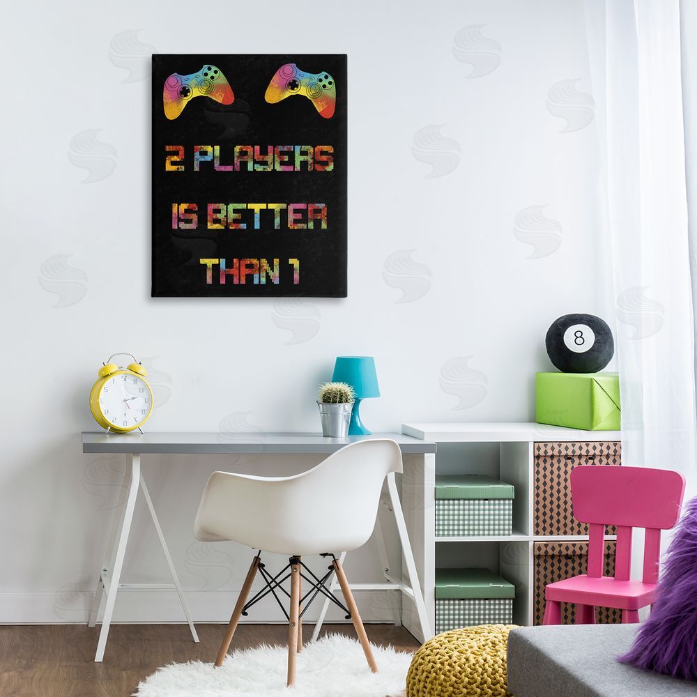 Marcus Prime 2 Players Better Than 1 Canvas Art on Wall