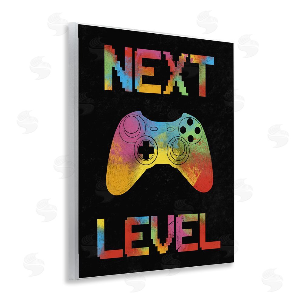 Marcus Prime Next Level Rainbow Splatter Wall Plaque Art Print
