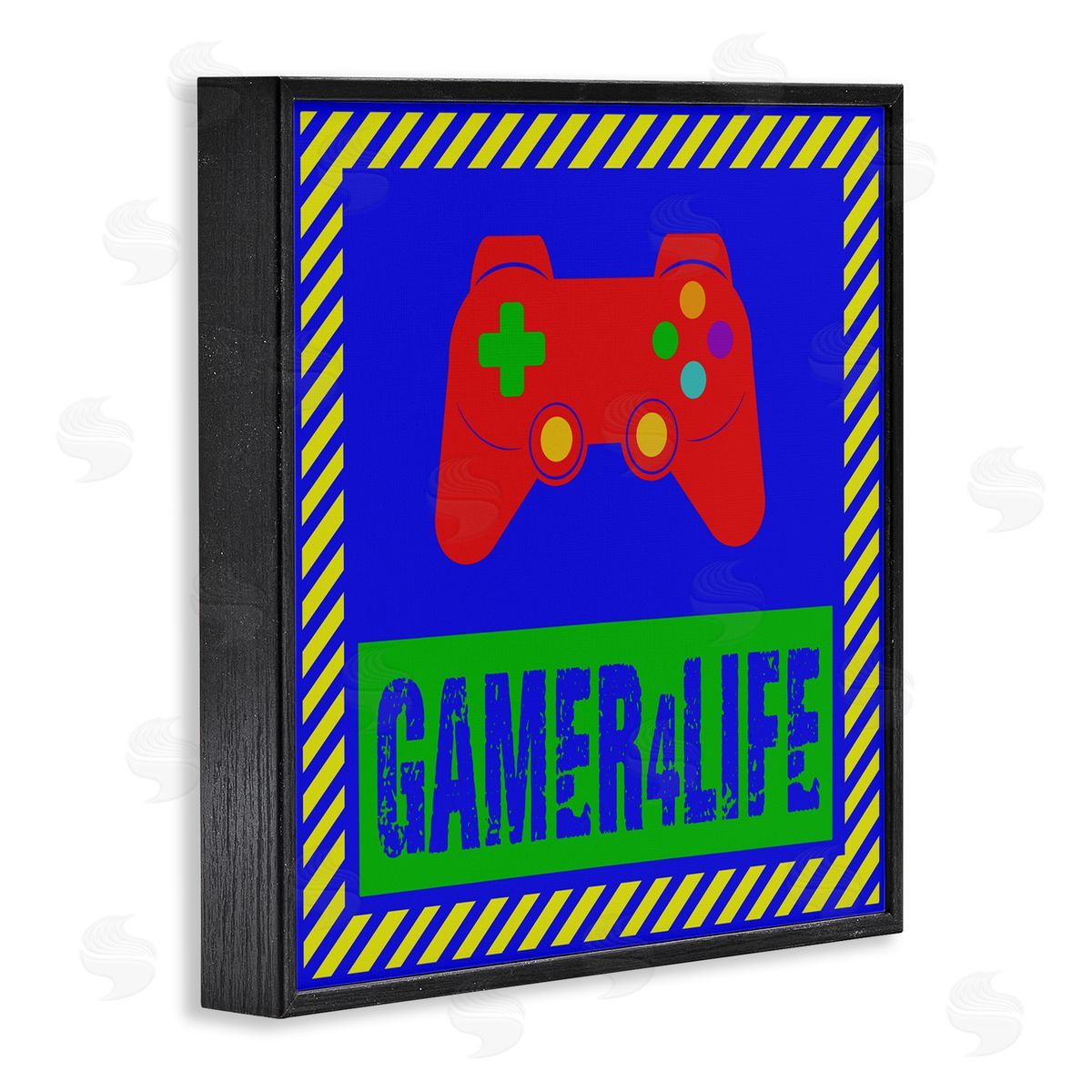 Marcus Prime Gamer 4 Life  Black Framed Giclee Wall Art Print