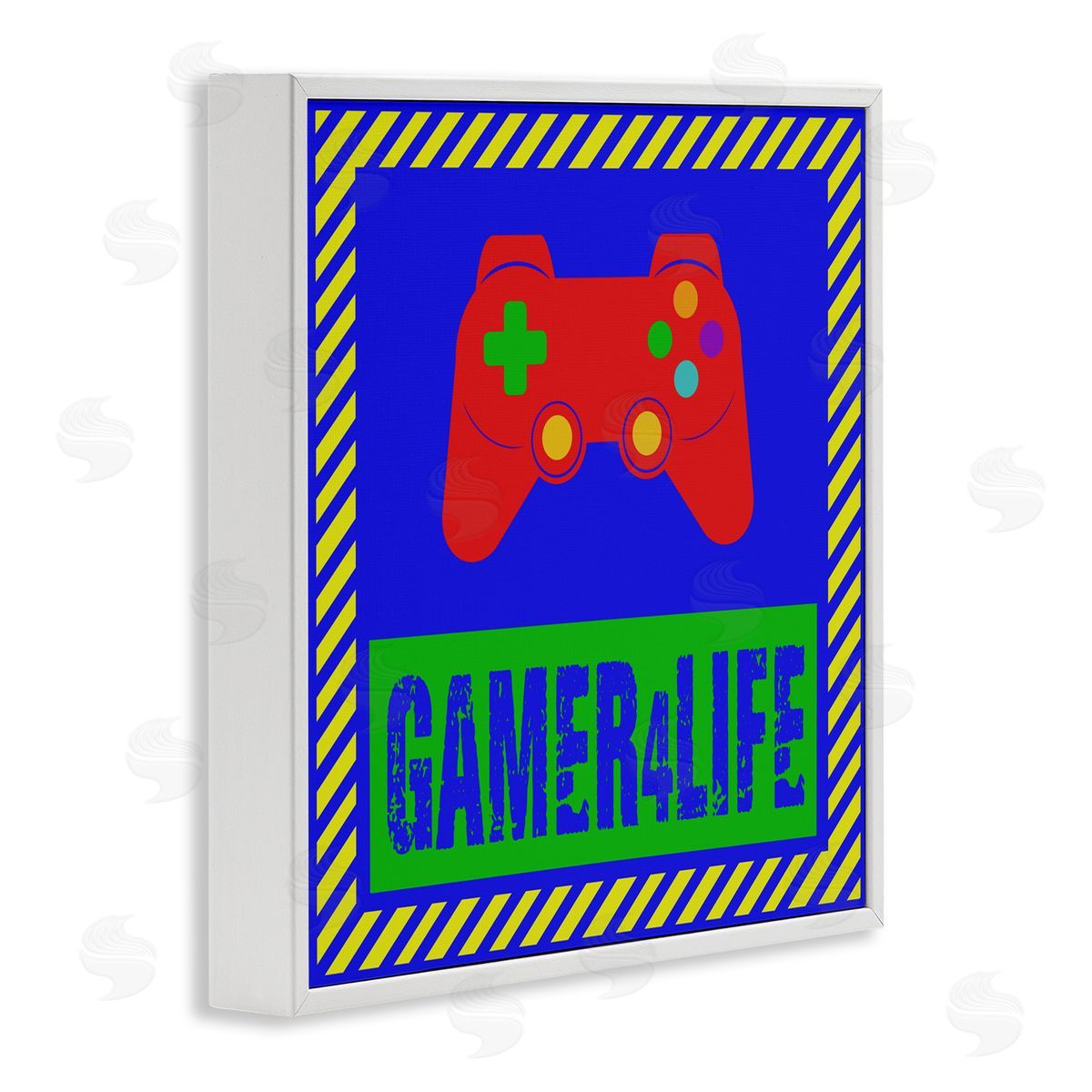 Marcus Prime Gamer 4 Life  White Framed Giclee Wall Art Print