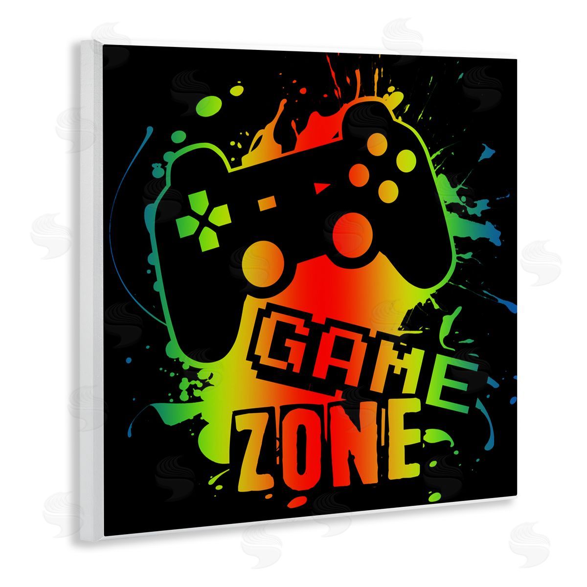 Marcus Prime Gradient Gaming Zone Wall Plaque Art Print