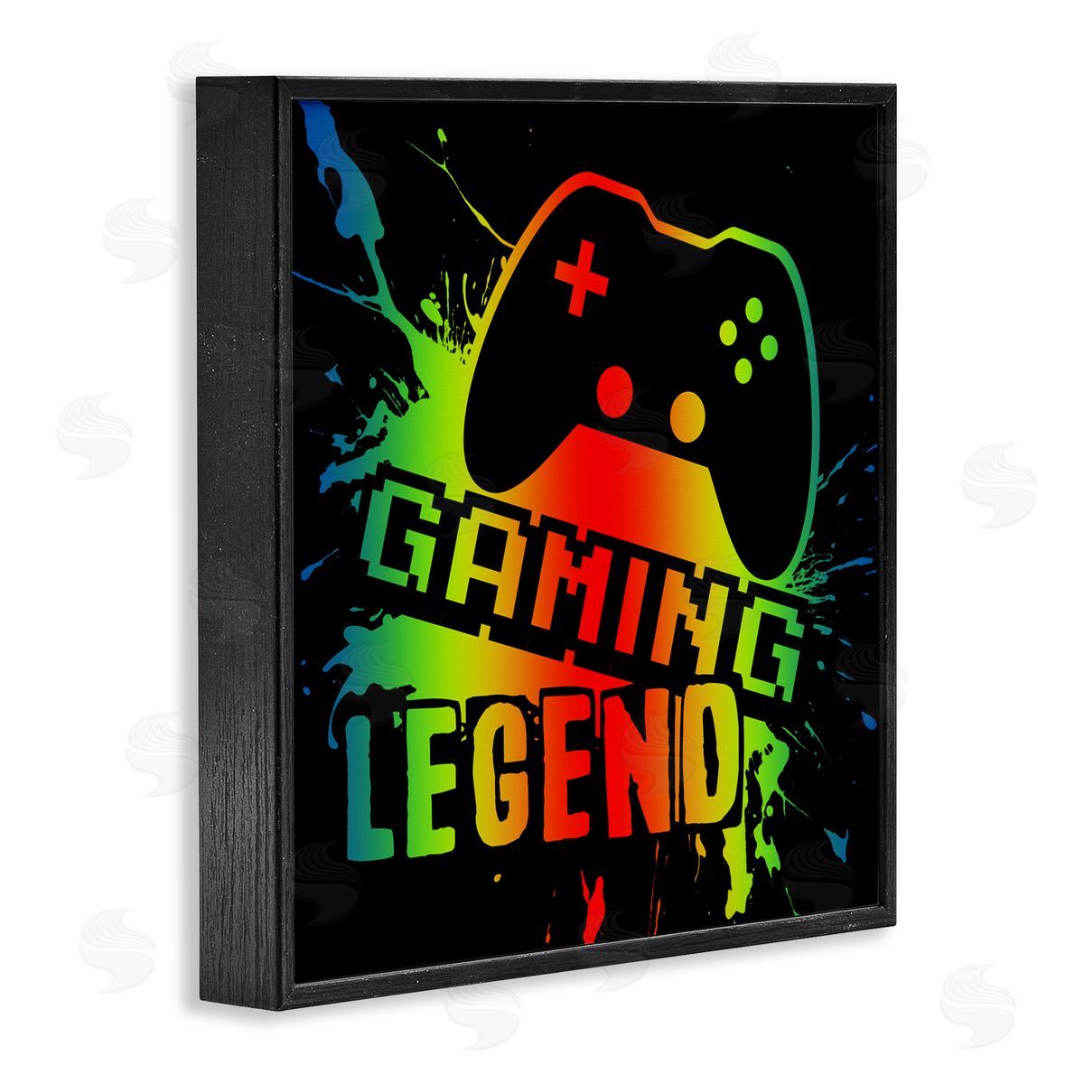 Marcus Prime Gradient Gaming Legend Black Framed Giclee Wall Art Print