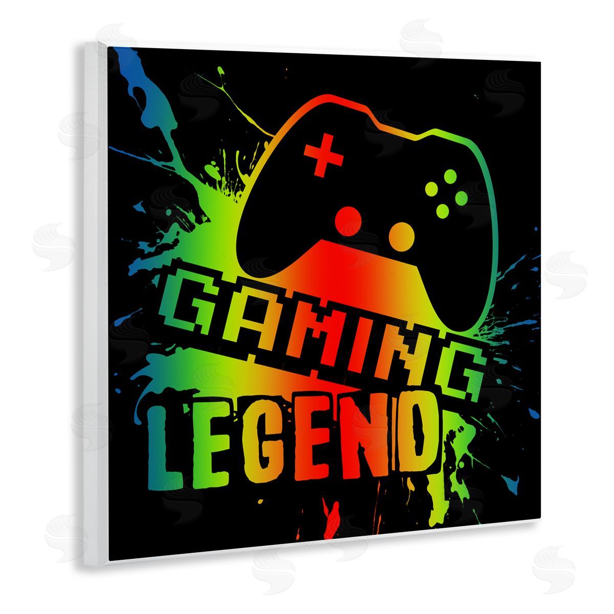 Marcus Prime Gradient Gaming Legend Wall Plaque Art Print