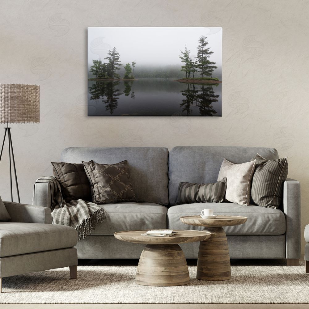 James Rodewald Adirondack Lake Reflections Canvas Art on Wall