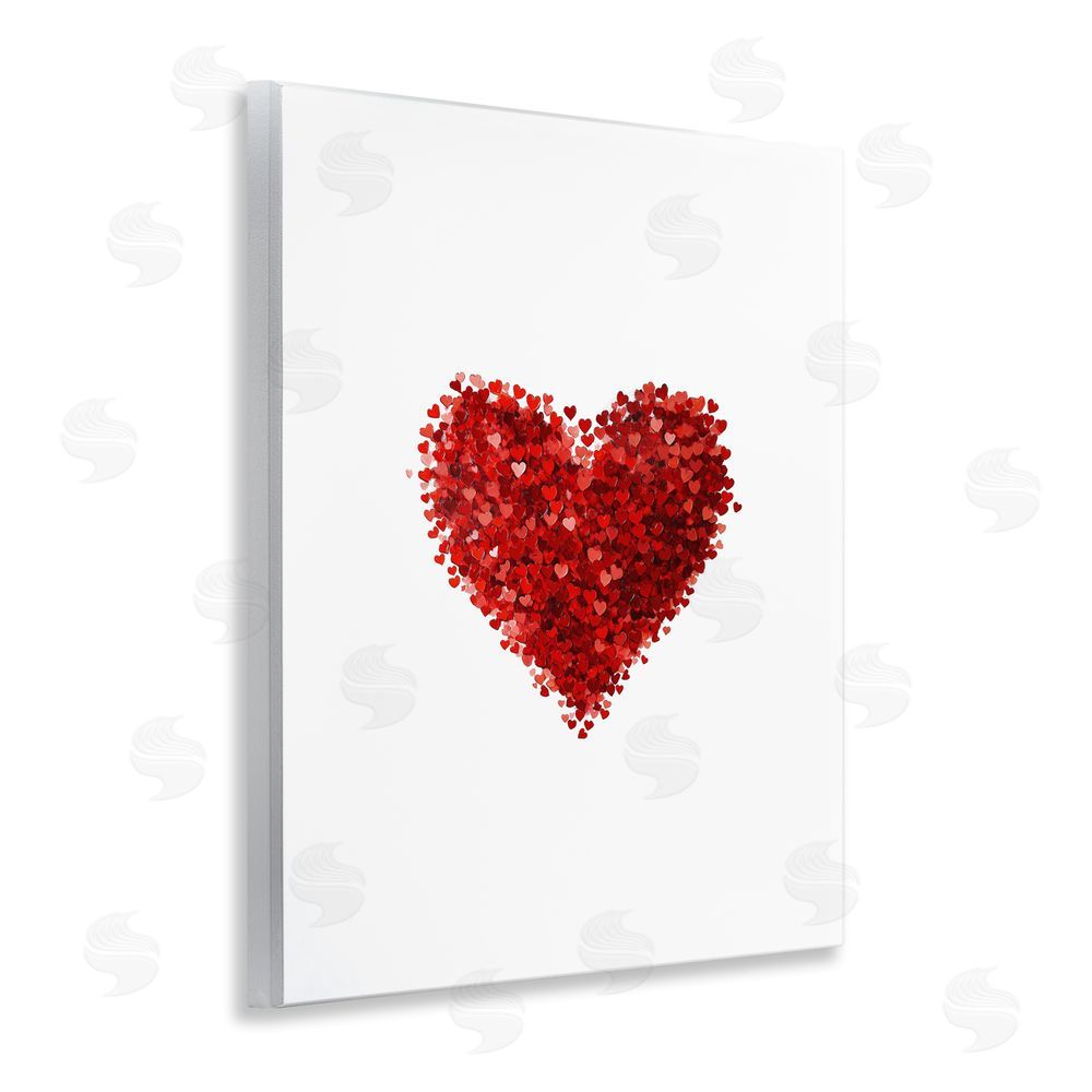 Christine Simpson Art Cluster of Hearts Shape Wall Plaque Art Print