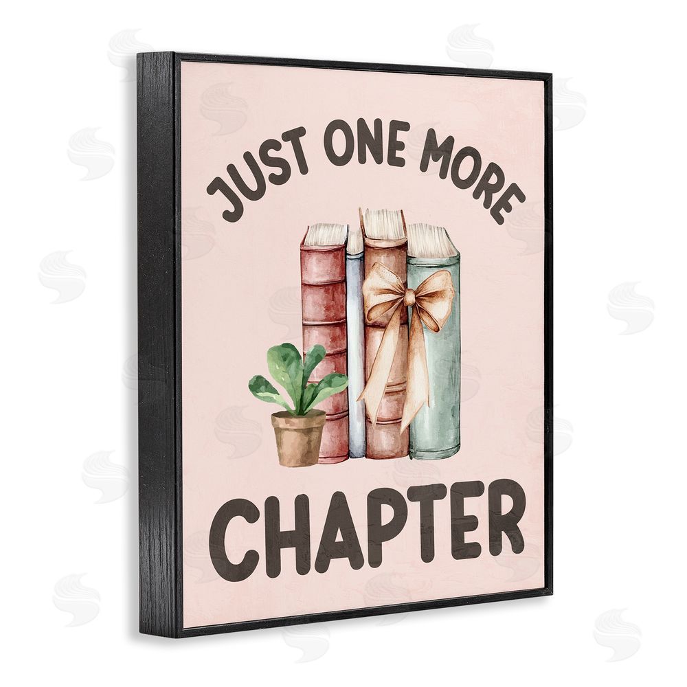 Kim Allen Just One More Chapter Black Framed Giclee Wall Art Print