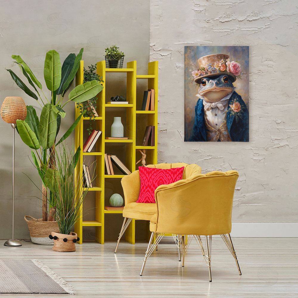 Wumples Victorian Toad Portrait Canvas Art on Wall