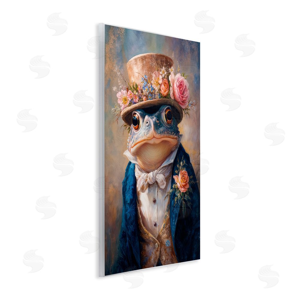 Wumples Victorian Toad Portrait Wall Plaque Art Print