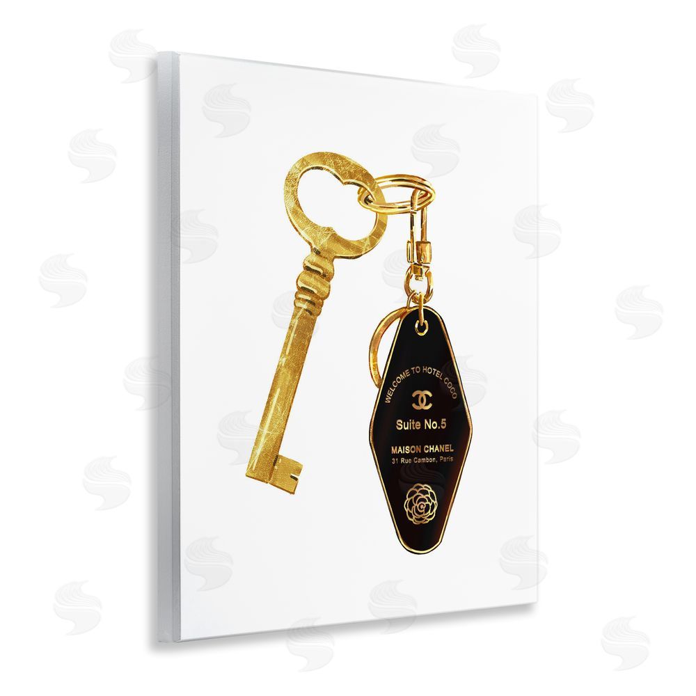 Ziwei Li Luxury Fashion Key Wooden Wall Plaque Art Print