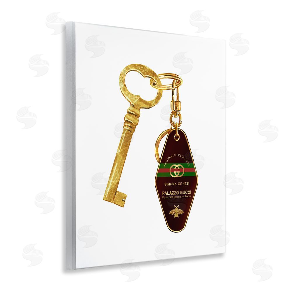 Ziwei Li Luxury Hotel Key Wooden Wall Plaque Art Print