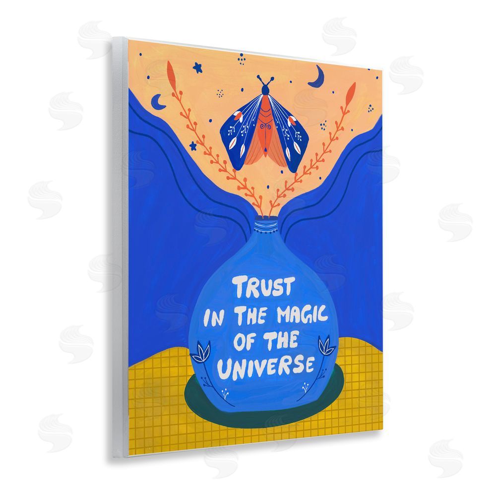 Nabeela Rumi Trust In Magic Of Universe Wooden Wall Plaque Art Print