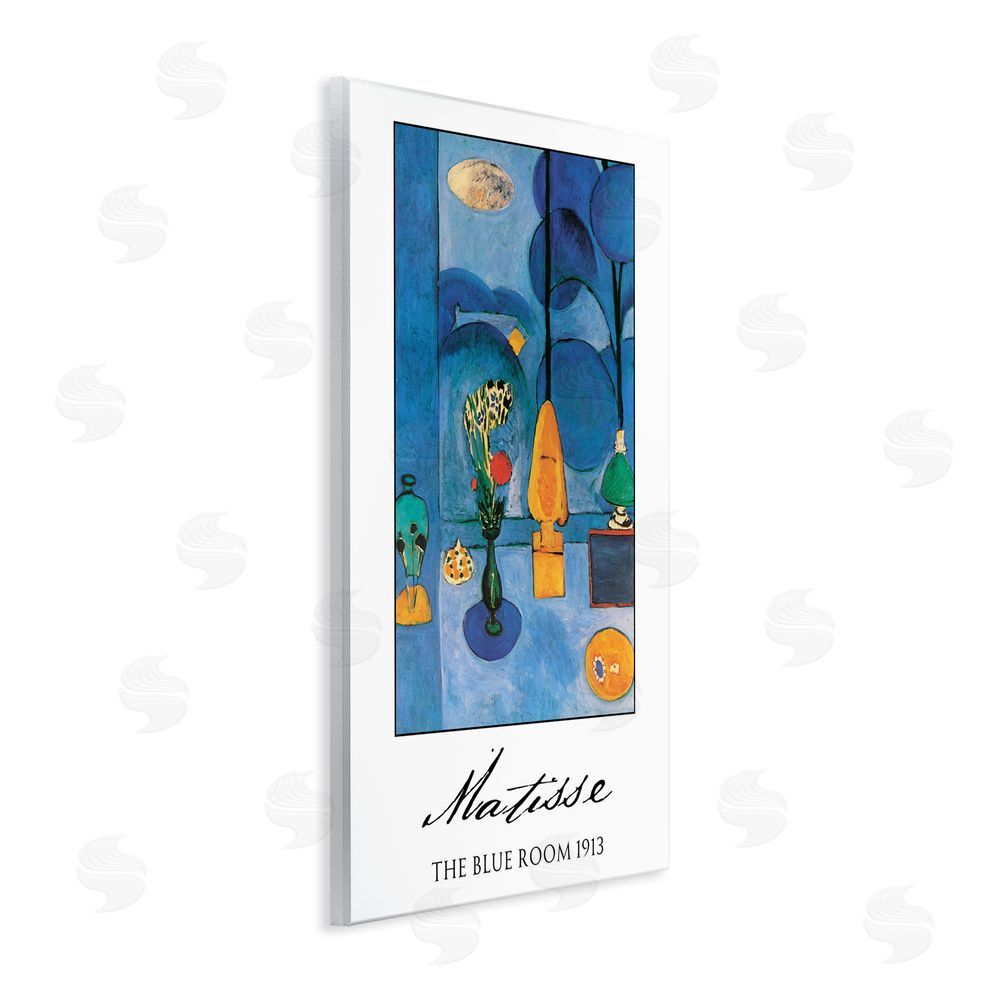 Vintage Hustle Matisse The Blue Room Wooden Wall Plaque Art Print