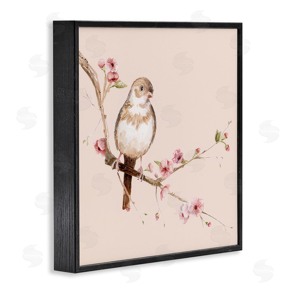 Lisa Wehmeyer Sweetest Brown Bird Black Framed Giclee Print Wall Art
