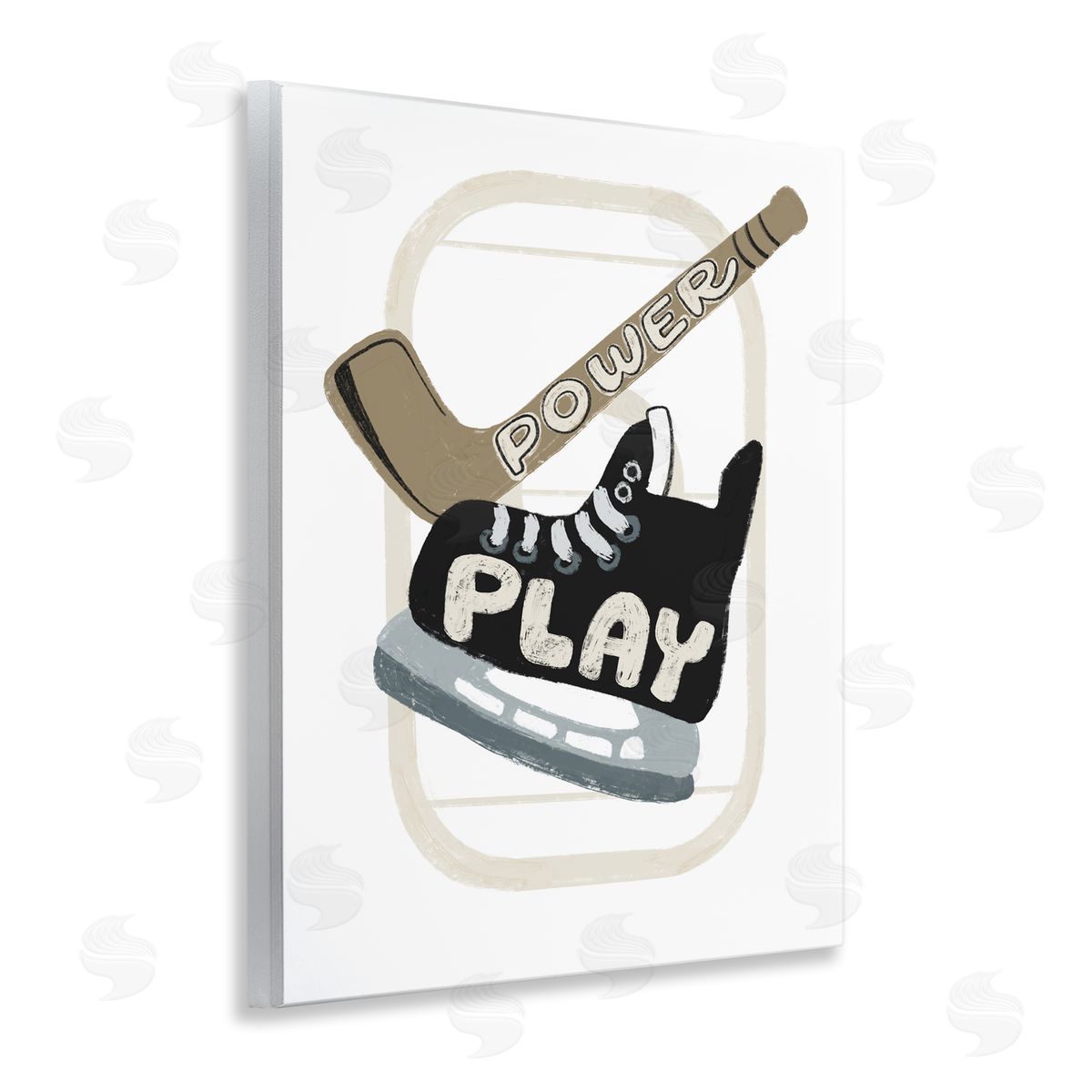 Connie Summers Power Play Hockey Wall Plaque Art Print