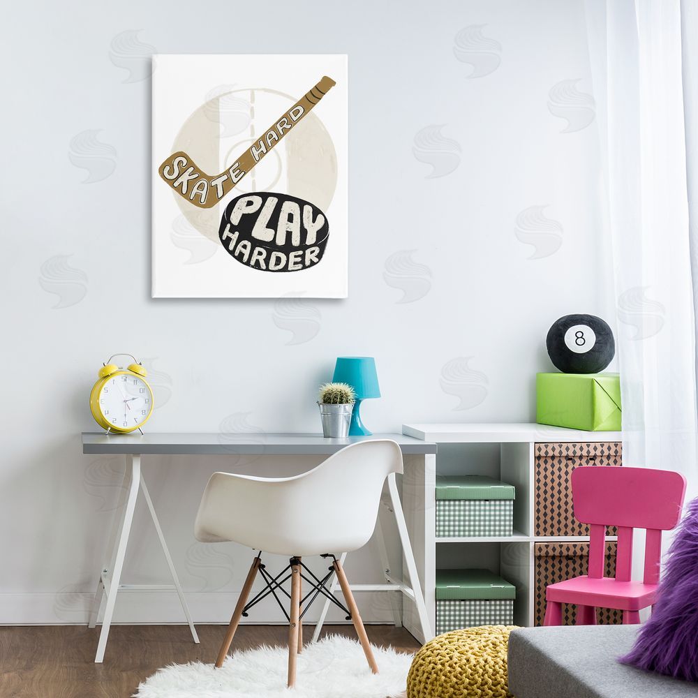Connie Summers Skate Hard Play Harder Canvas Art on Wall
