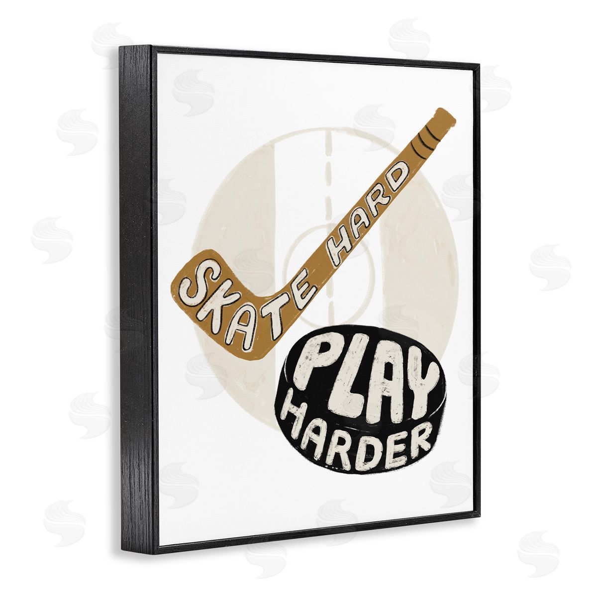 Connie Summers Skate Hard Play Harder Black Framed Giclee Wall Art Print