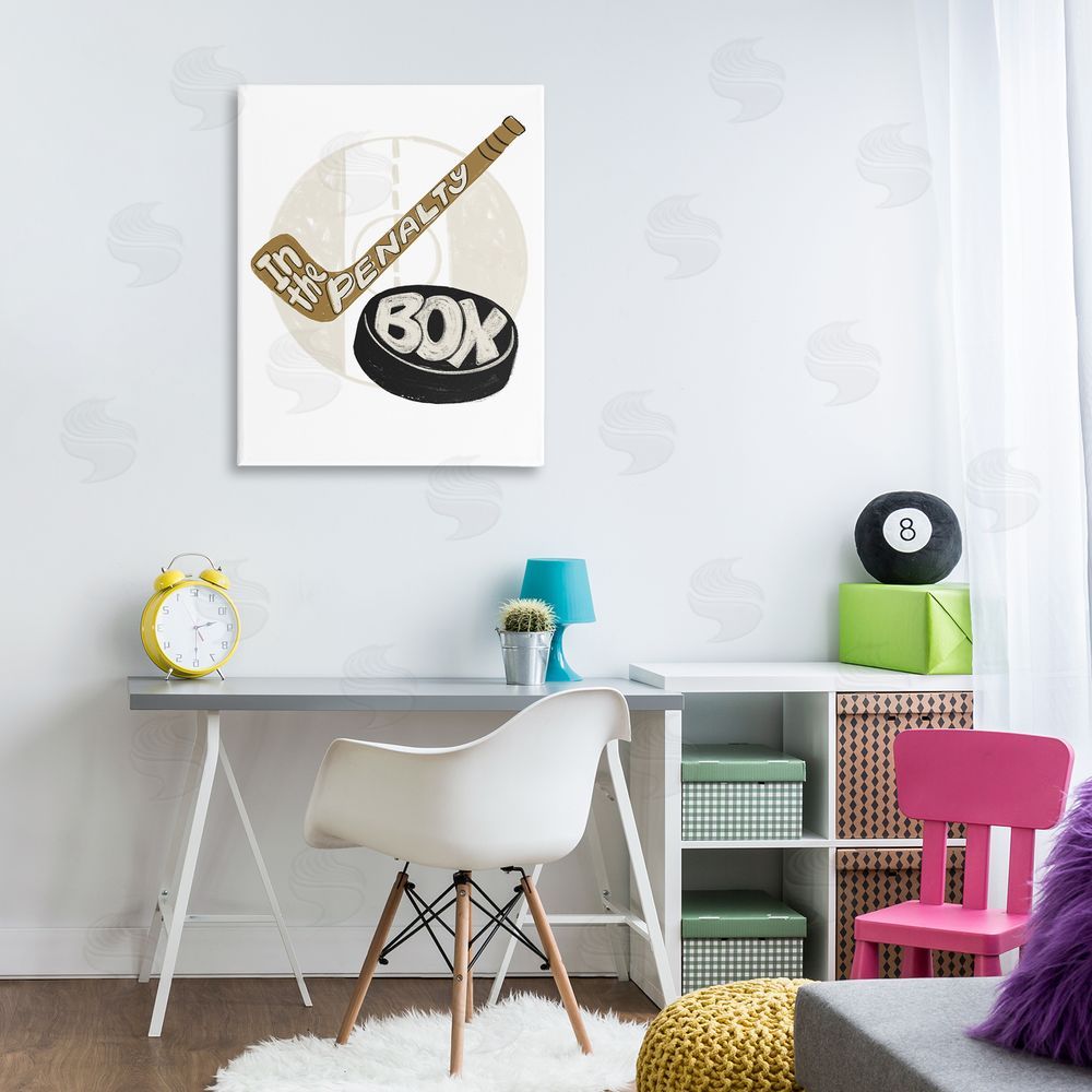 Connie Summers In The Penalty Box Canvas Art on Wall