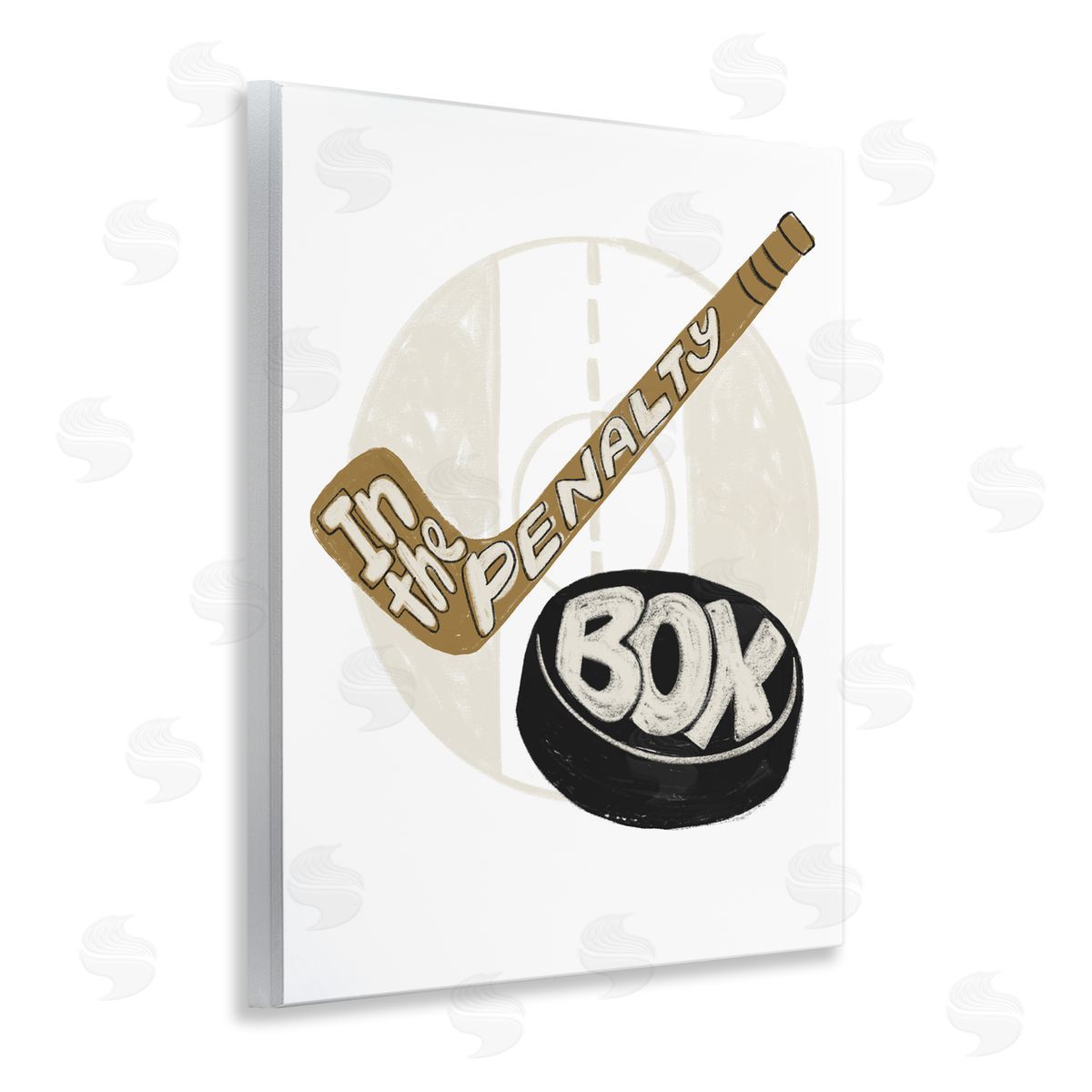 Connie Summers In The Penalty Box Wall Plaque Art Print