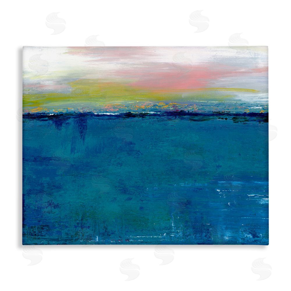 Adonna Ebrahimi Dark Waters Gradient Landscape Canvas Wall Art Print