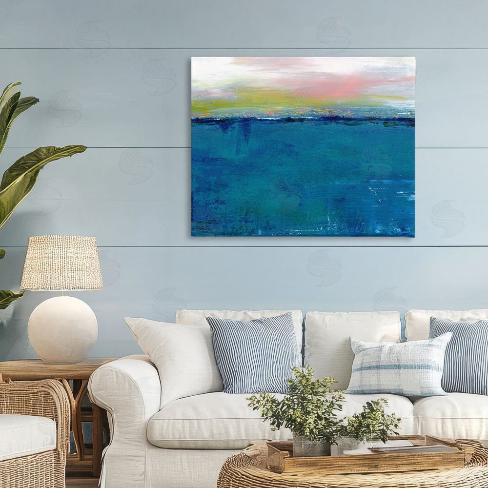 Adonna Ebrahimi Dark Waters Gradient Landscape Canvas Art on Wall