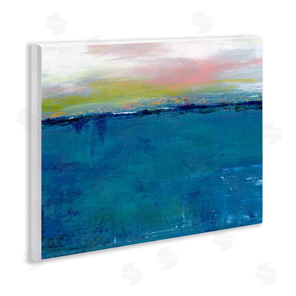 Adonna Ebrahimi Dark Waters Gradient Landscape Wall Plaque Art Print