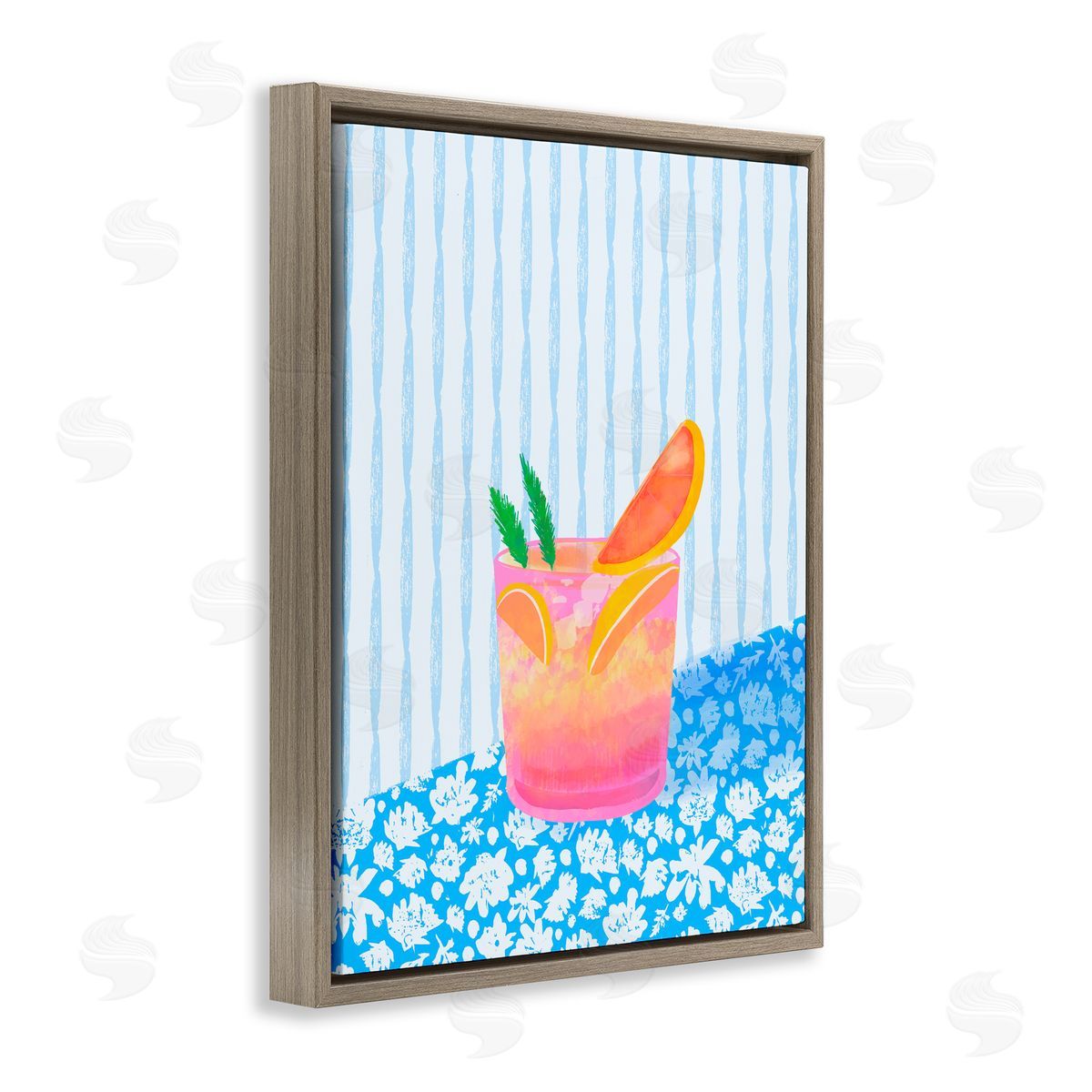 Dina Riddle Tequila Spritz Still Life Canvas Wall Art Print