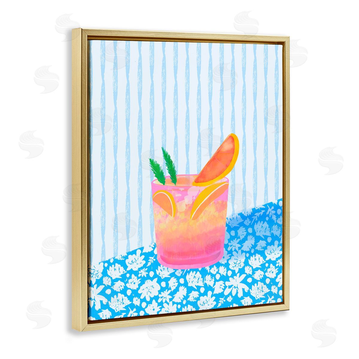 Dina Riddle Tequila Spritz Still Life Canvas Wall Art Print