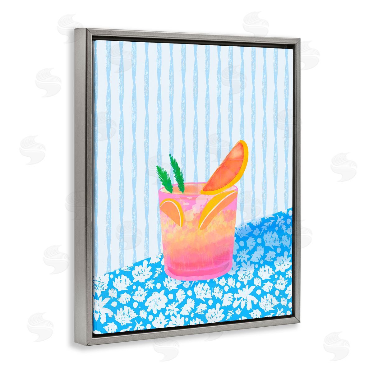 Dina Riddle Tequila Spritz Still Life Canvas Wall Art Print