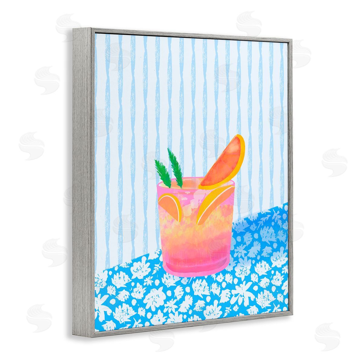 Dina Riddle Tequila Spritz Still Life Canvas Wall Art Print
