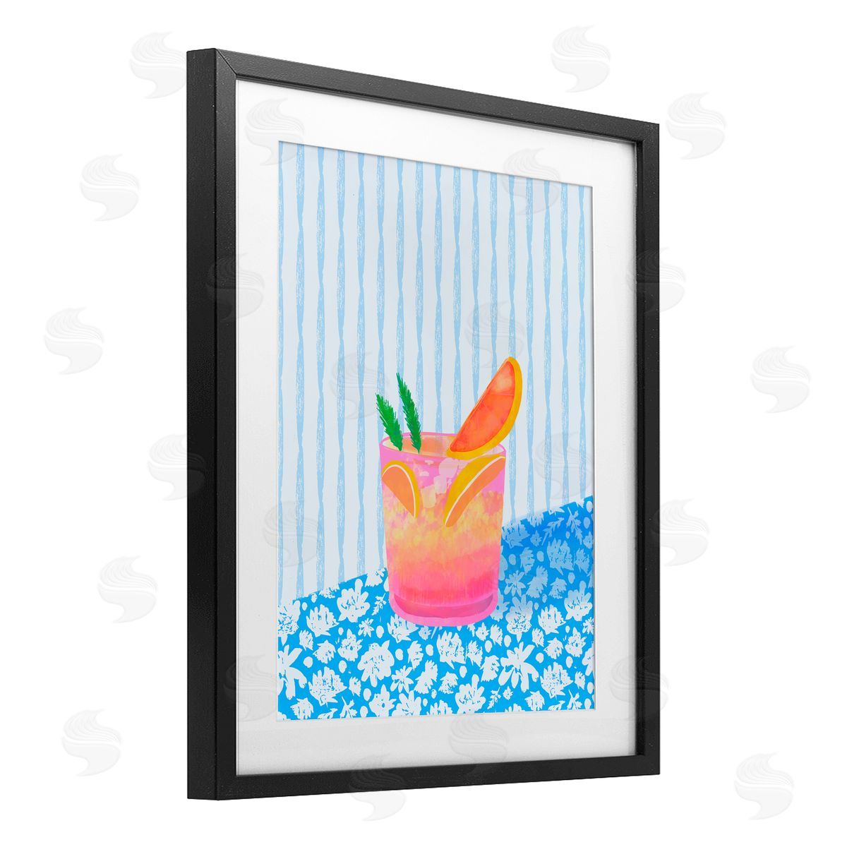 Dina Riddle Tequila Spritz Still Life Canvas Wall Art Print