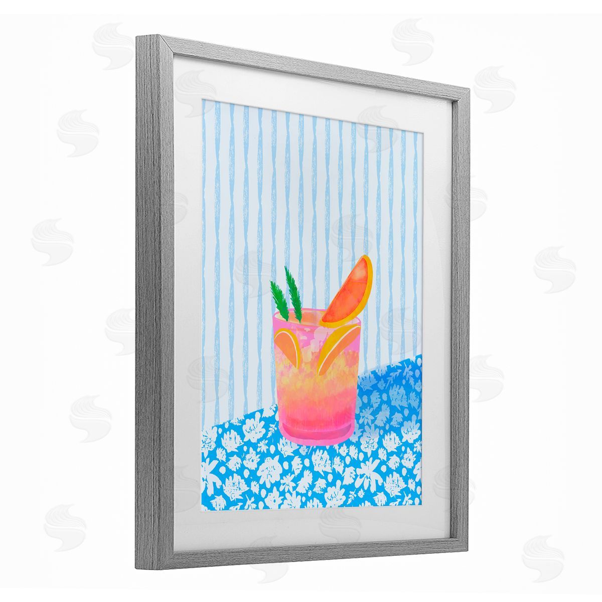 Dina Riddle Tequila Spritz Still Life Canvas Wall Art Print