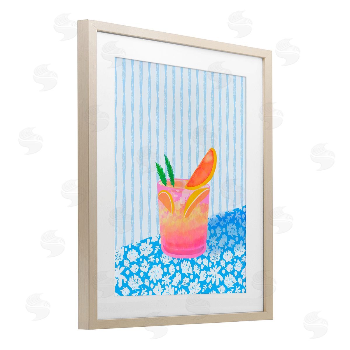 Dina Riddle Tequila Spritz Still Life Canvas Wall Art Print