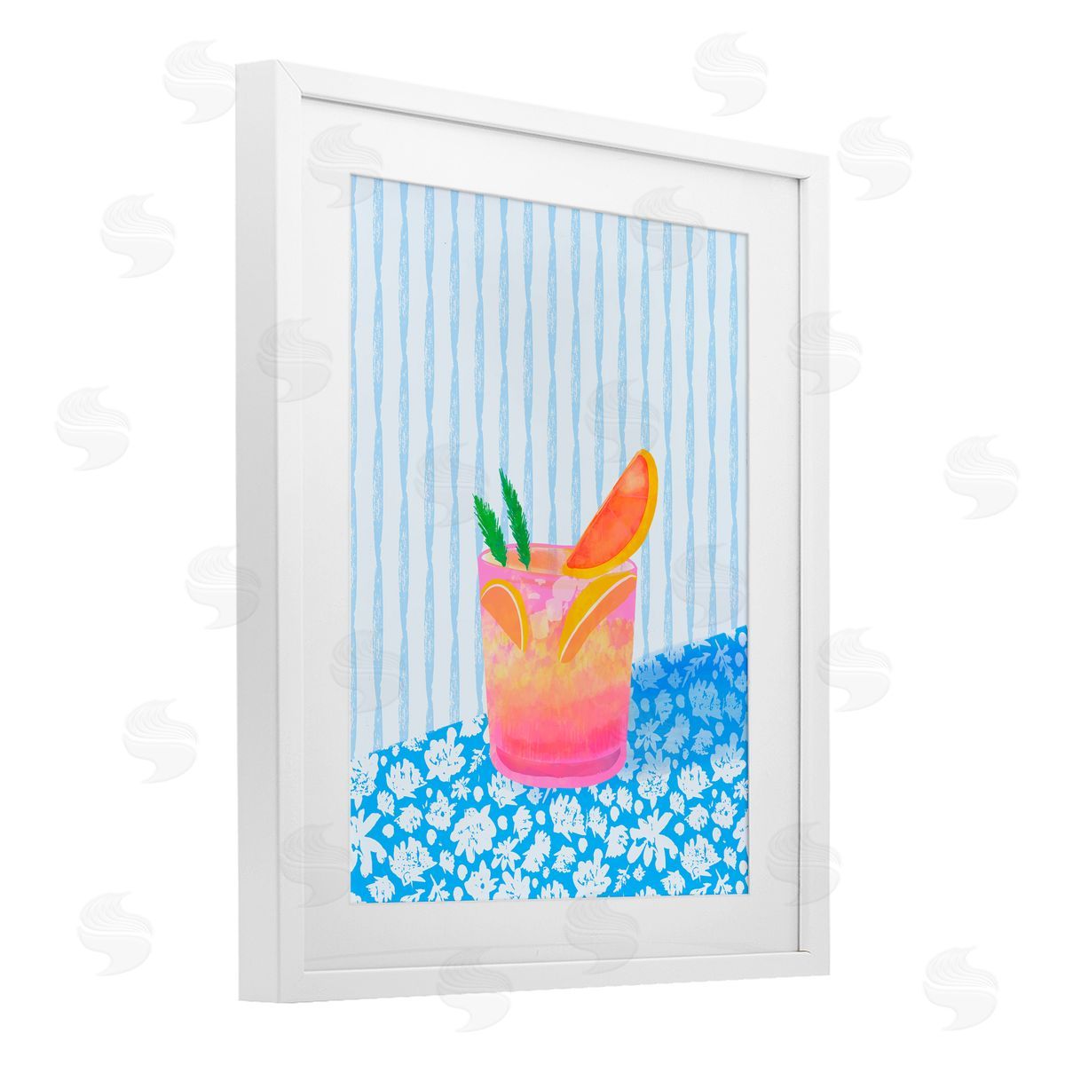 Dina Riddle Tequila Spritz Still Life Canvas Wall Art Print