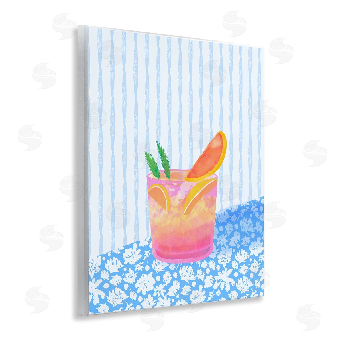 Dina Riddle Tequila Spritz Still Life Canvas Wall Art Print