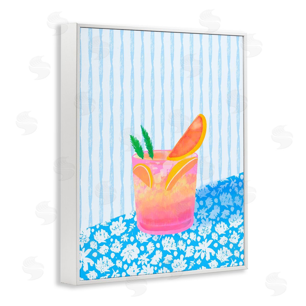 Dina Riddle Tequila Spritz Still Life Canvas Wall Art Print