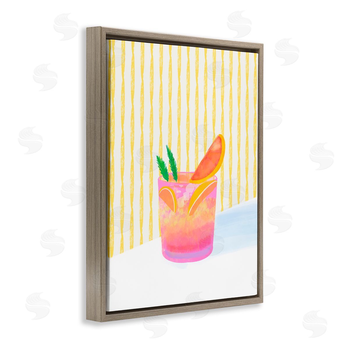 Dina Riddle Tequila Spritz Cocktail Canvas Wall Art Print