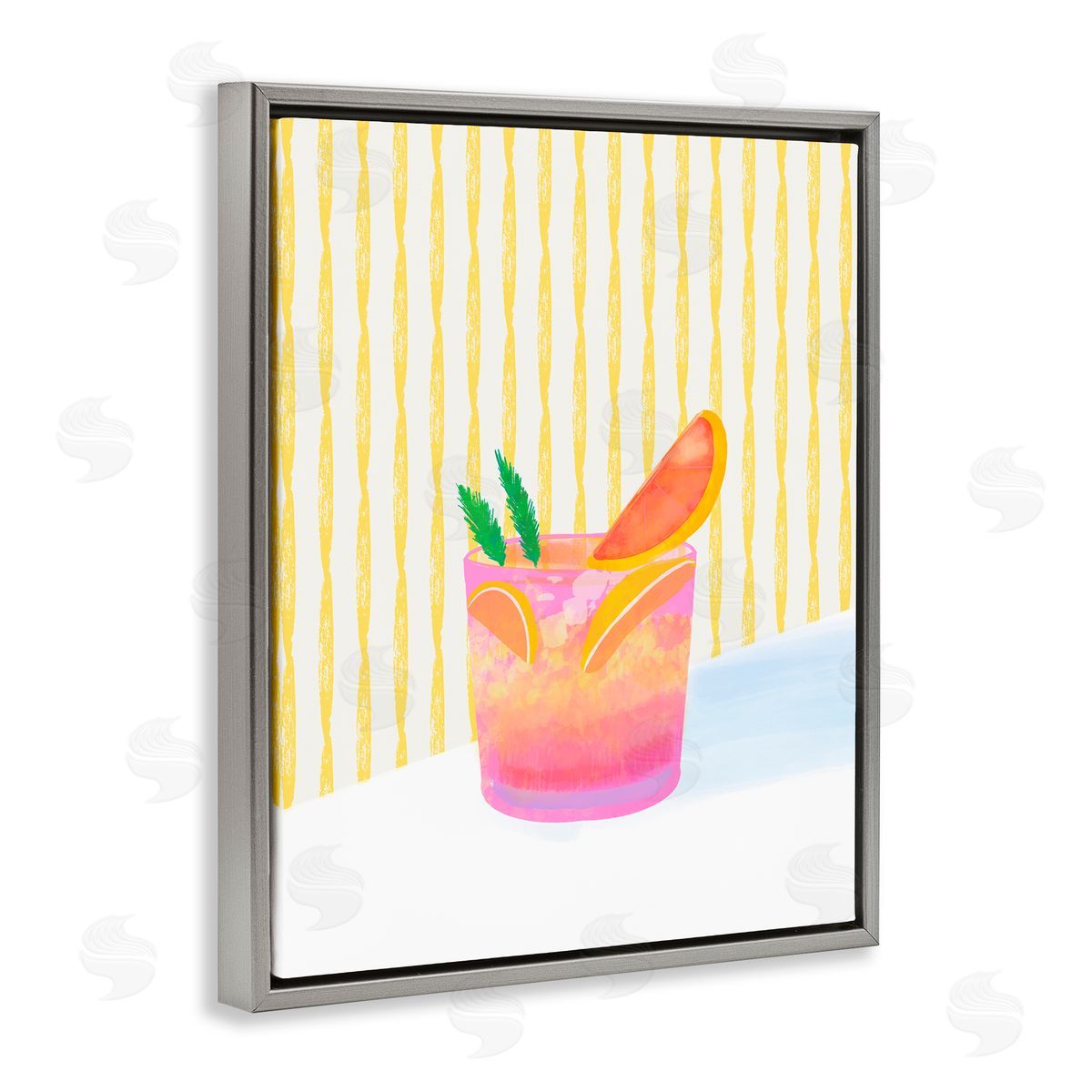 Dina Riddle Tequila Spritz Cocktail Canvas Wall Art Print