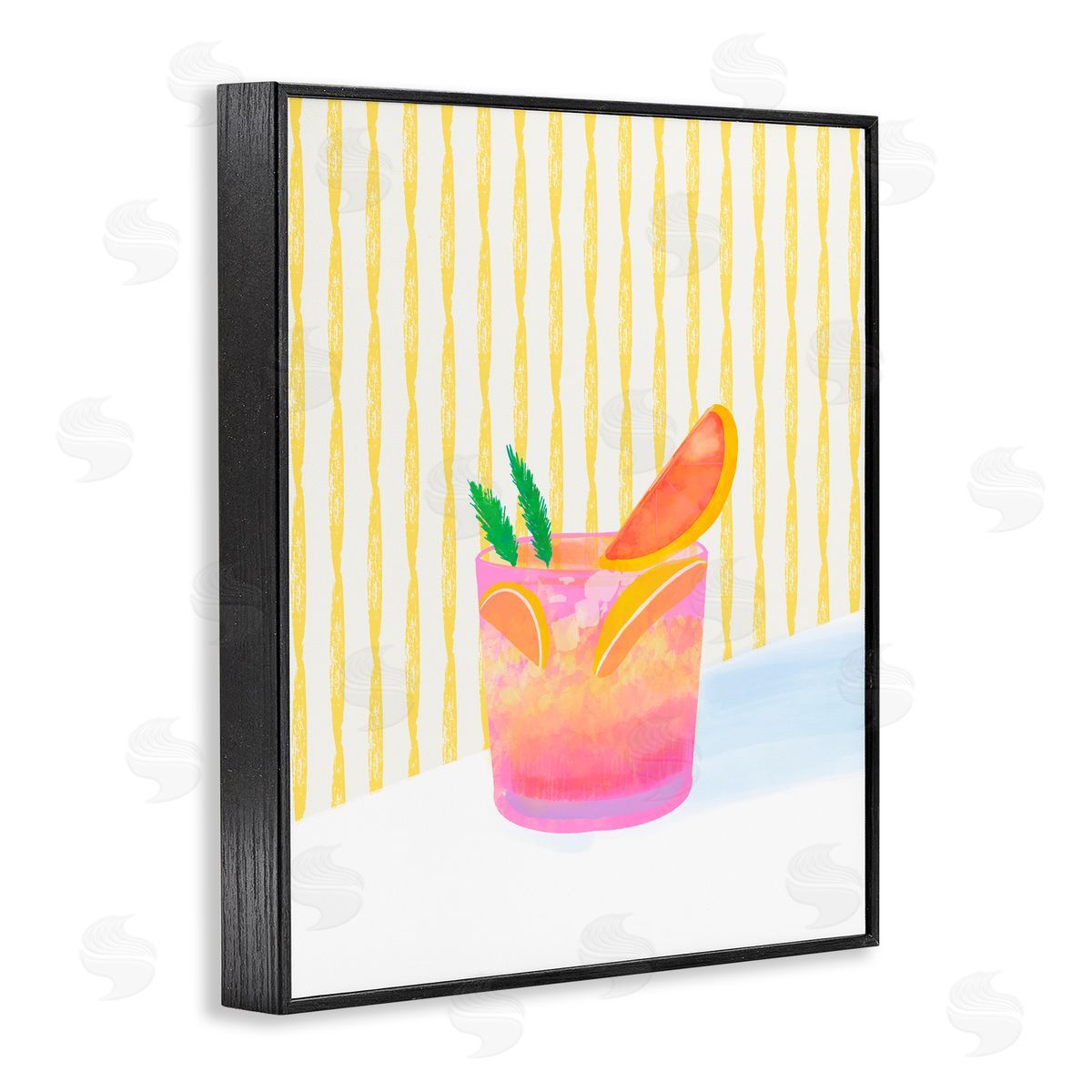 Dina Riddle Tequila Spritz Cocktail Canvas Wall Art Print