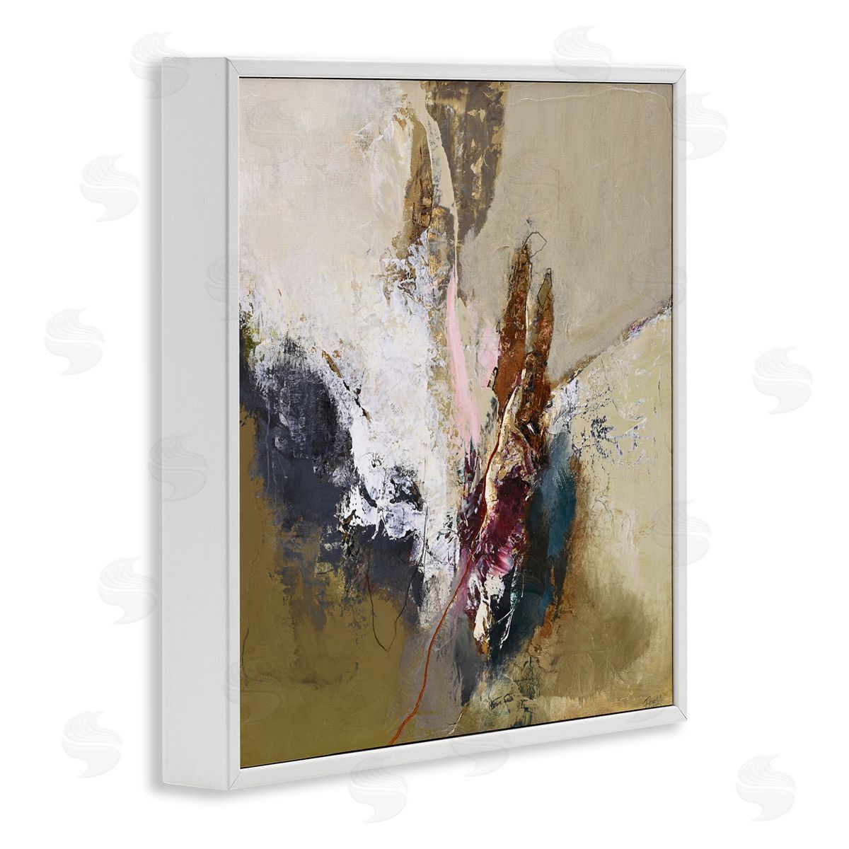 Design Fabrikken Earthy Mood Composition White Framed Giclee Print Wall Art