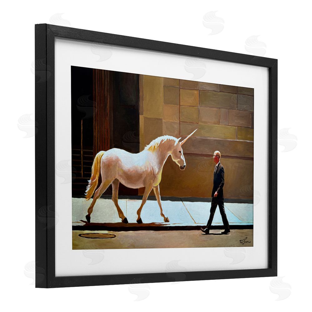 Keith Thomson The Exception Proves The Rule Black Framed Print Under Glass Wall Art