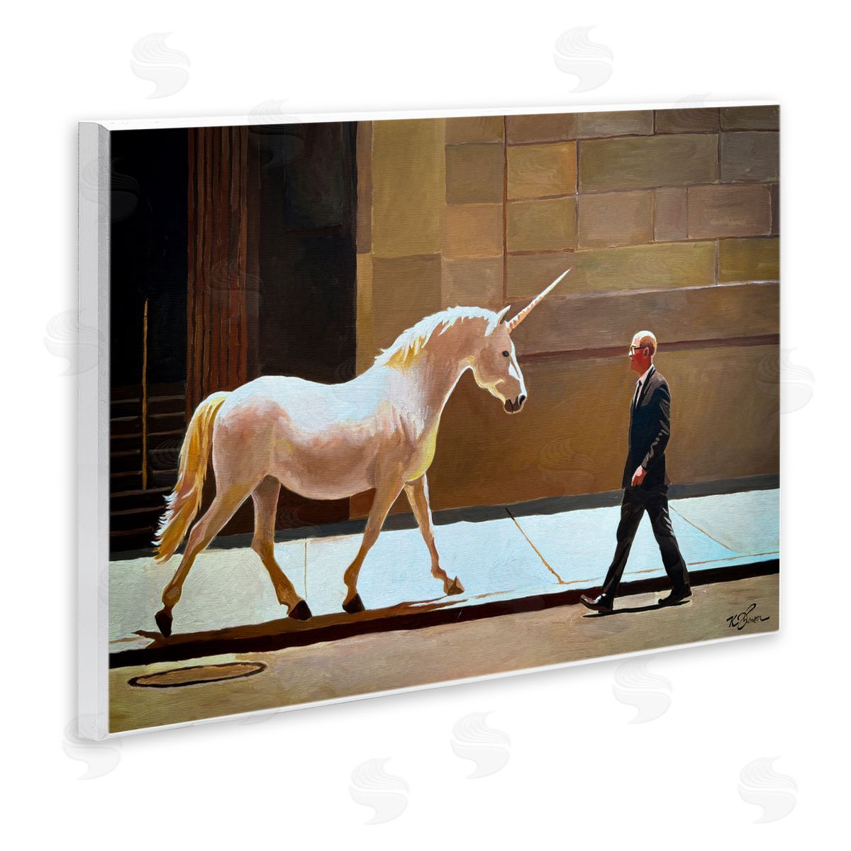 Keith Thomson The Exception Proves The Rule Wooden Wall Plaque Art Print