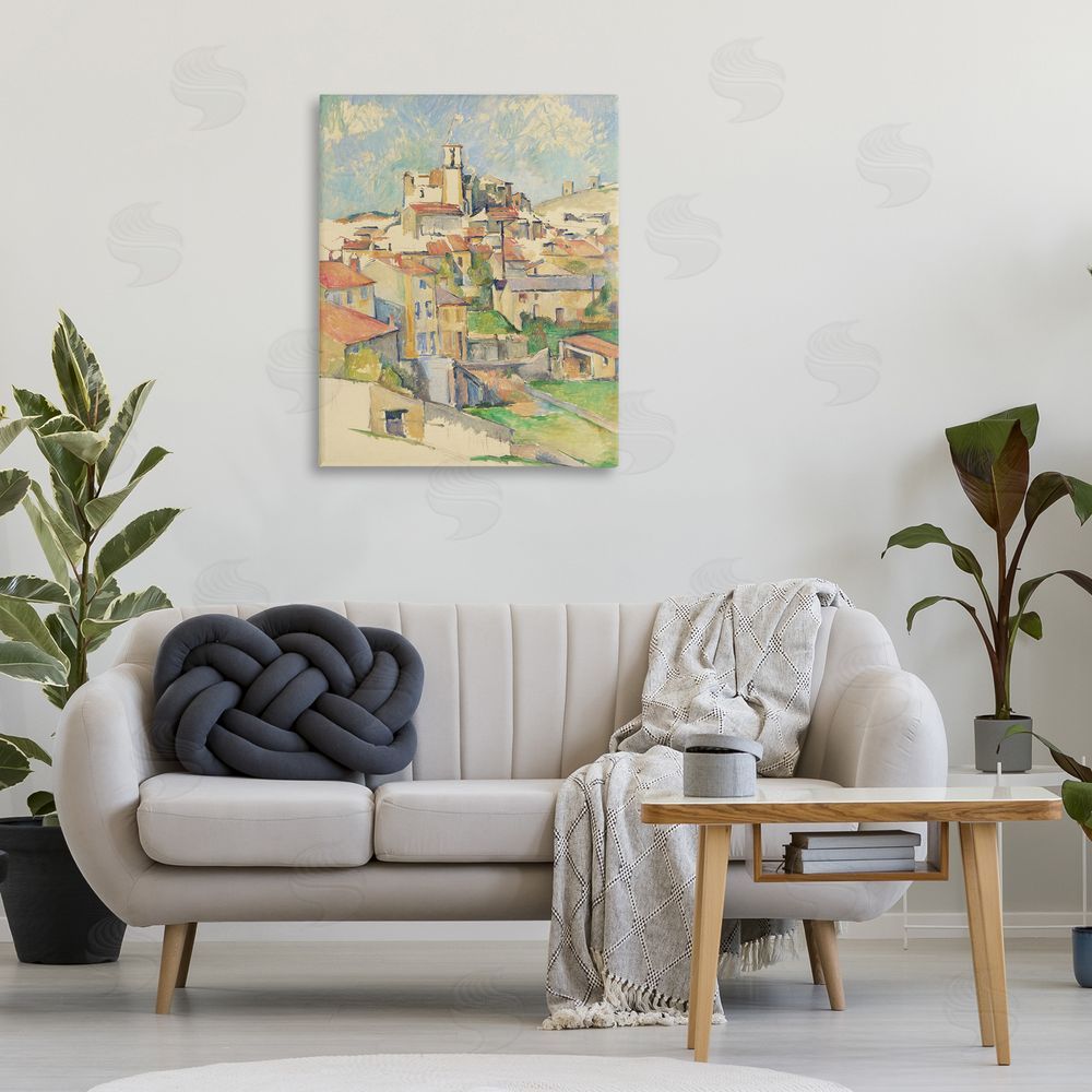 Paul Cezanne Gardanne Cezanne Cityscape Canvas Art on Wall