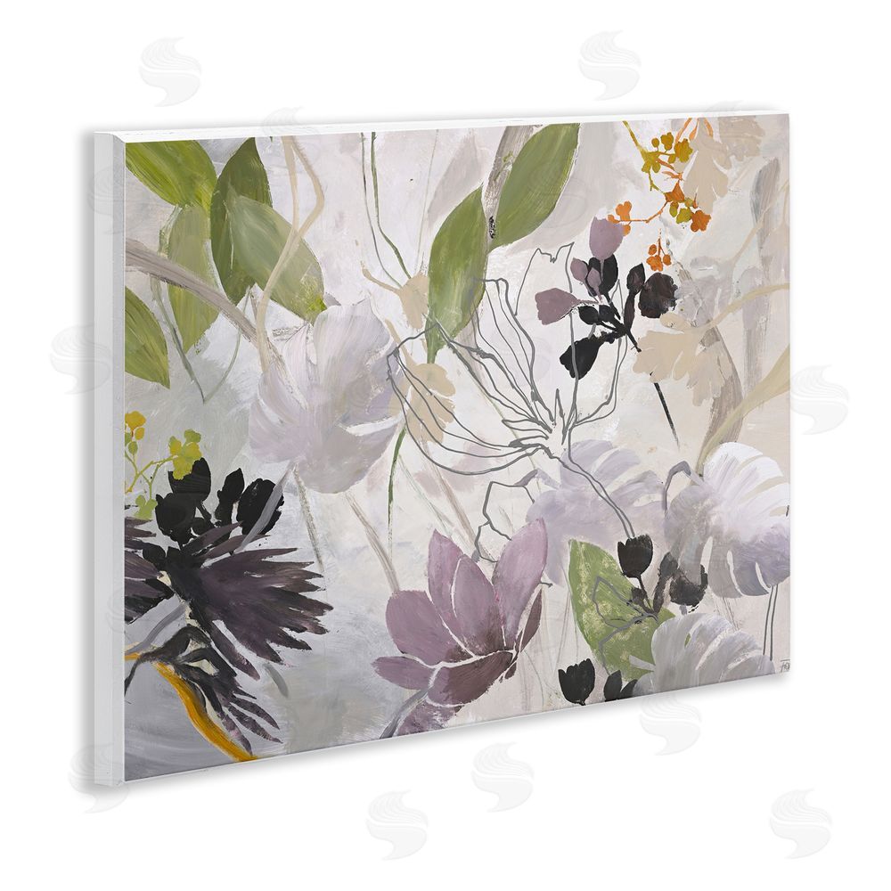 Design Fabrikken Soft Spring Organic Flora Wooden Wall Plaque Art Print