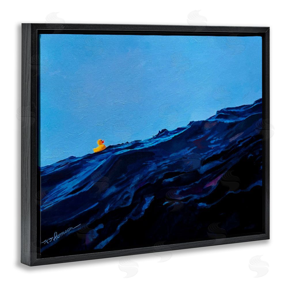 Keith Thomson You're The One Duck Black Floating Frame Canvas Wall Art Print